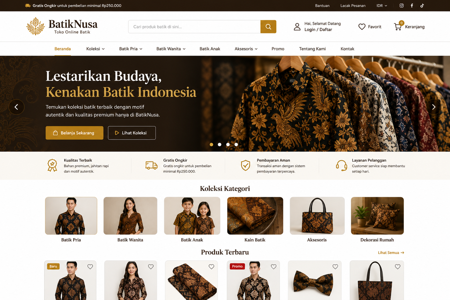 BatikNusa E-Commerce