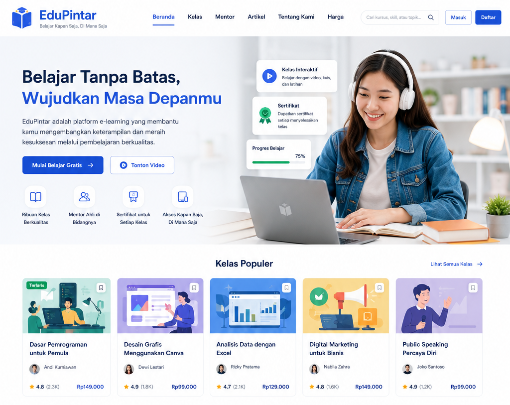EduPintar – Platform E-Learning