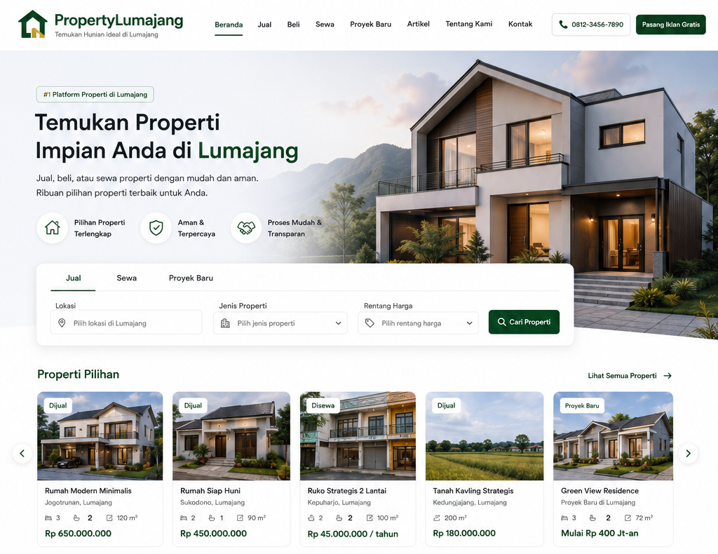 PropertyLumajang – Real Estate